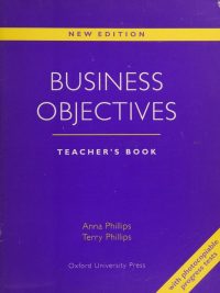 Business Objectives New Edition: Teacher's Book (1996)