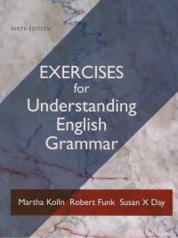 Exercises for Understanding English Grammar Ninth Edition (2012)