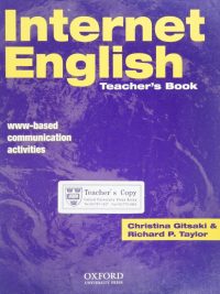 Internet English Teacher's Book: www-based communication activities (2000)