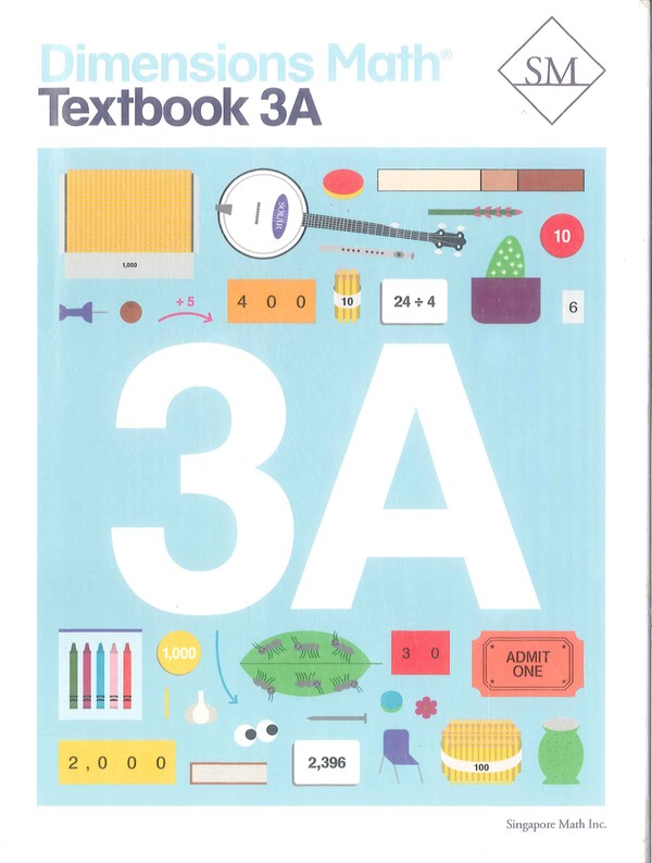 Dimensions Math Textbook 3A (2018)