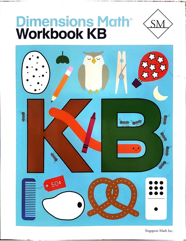 Dimensions Math Workbook Kindergarten B (2018)