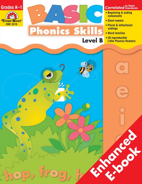 Basic Phonics Skills Level B (Grades K-1) (2004)